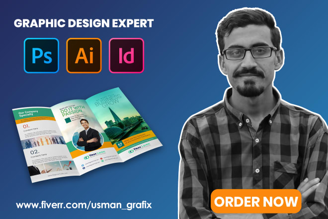 I will do any adobe photoshop, illustrator, indesign project