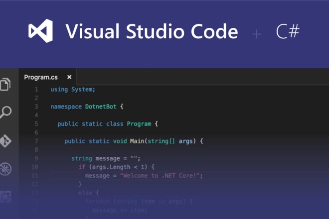 I will do c sharp projects on visual studio