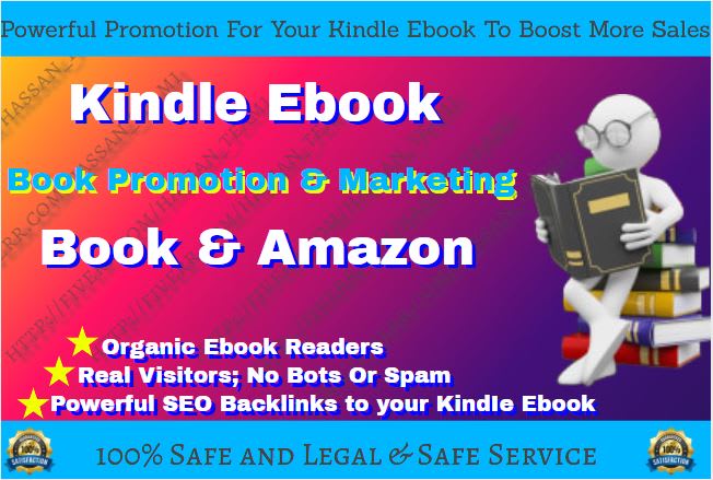 I will do ebook marketing to increase book promotion sales, ebook promotion