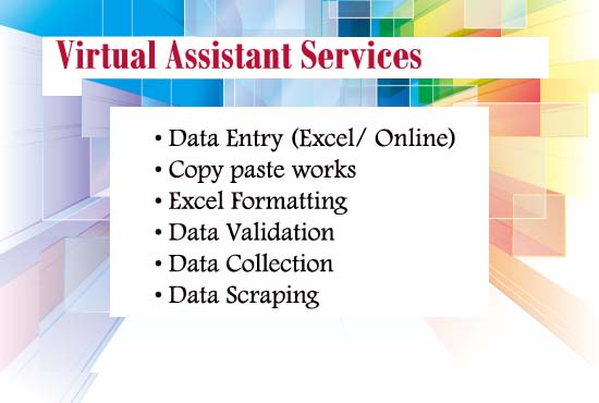 I will do excel data entry, formatting, data validation, copy paste