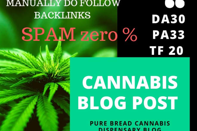 I will do fast indexed cannabis blog post on da30 cbd and pot blog