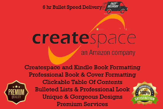 I will do kindle,createspace,lulu book,ebook,epub,mobi formatting