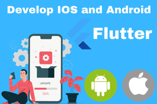 I will do mobile app development ios and android using flutter