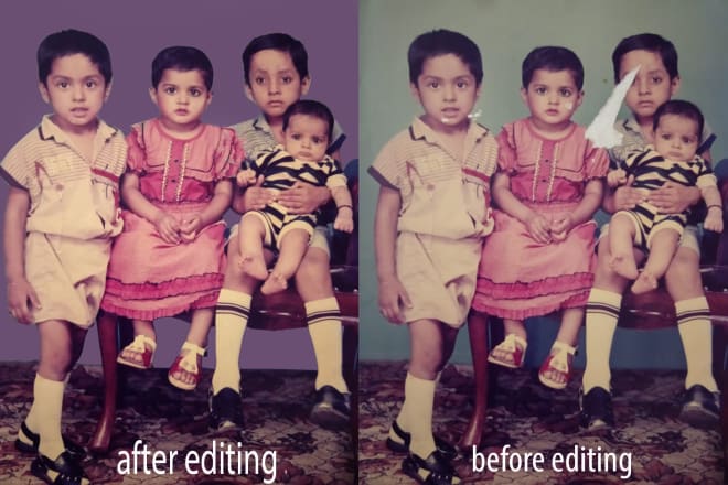 I will do old photo restoration into new