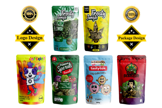 I will do package,label and box design