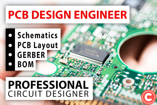 I will do pcb design circuit design schematic in easyeda or kicad