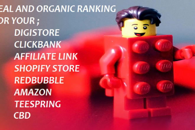 I will do promotion for your digistore, redbubble, teespring, clickbank, affiliate link