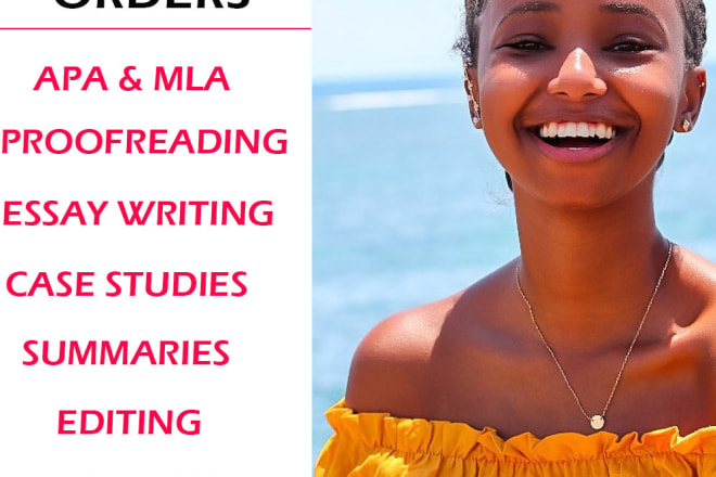 I will do proofreading and editing apa and mla papers