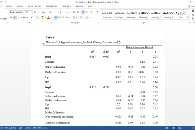 I will do psychology research and statistical analysis on spss