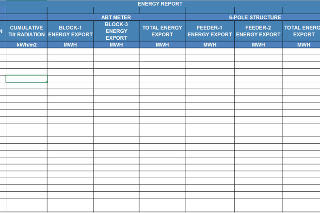 I will do report generation in excel from any database