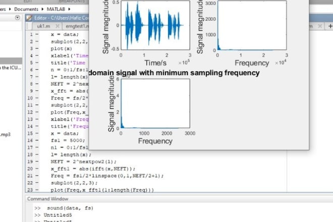 I will do signal processing based code development