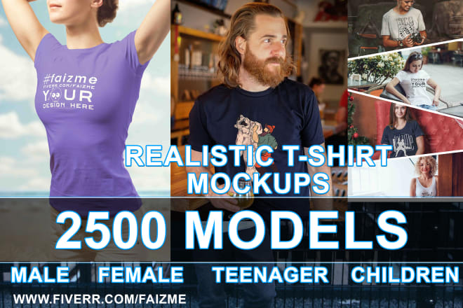 I will do tshirt mockup for your online store