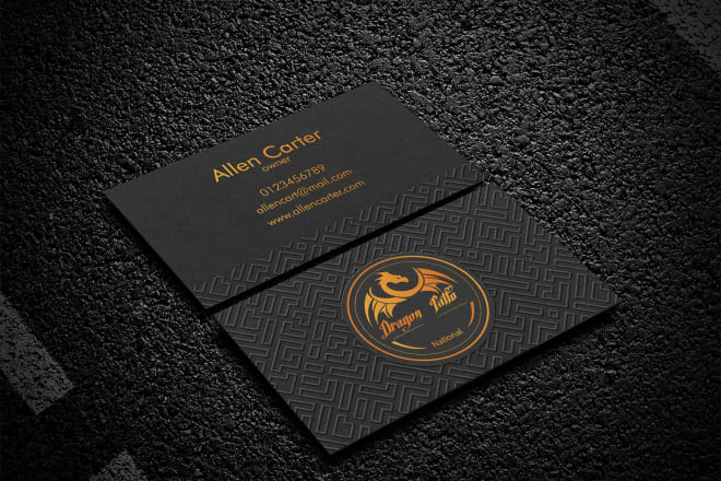 I will do vista print, moo, gold foil business card