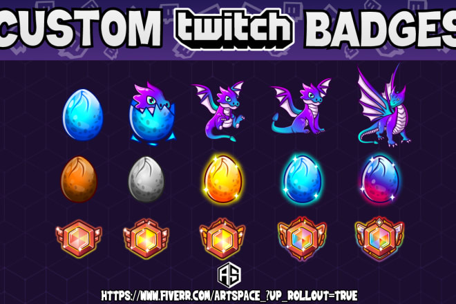I will draw awesome and unique twitch sub badges