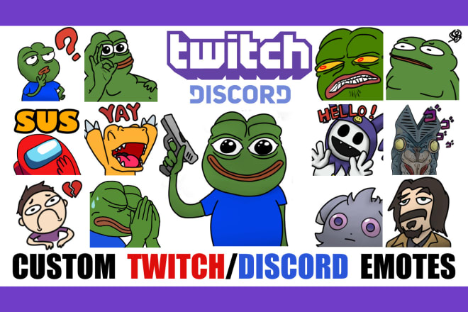 I will draw quality twitch and discord emotes