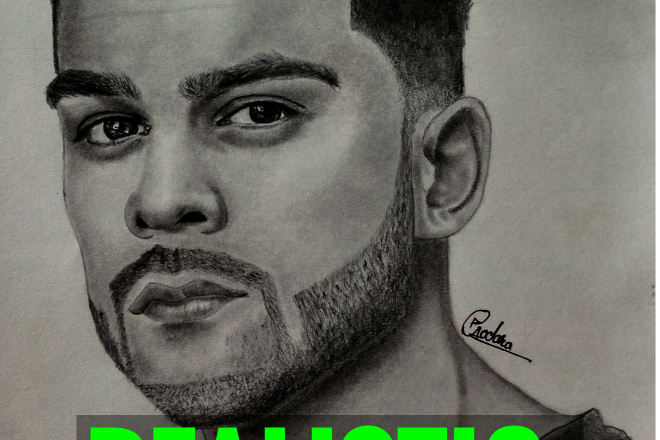 I will draw realistic handmade pencil sketch from photo