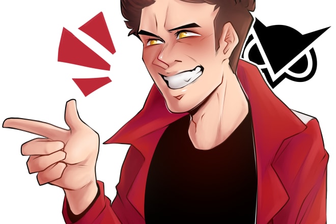 I will draw you a headshot or icon
