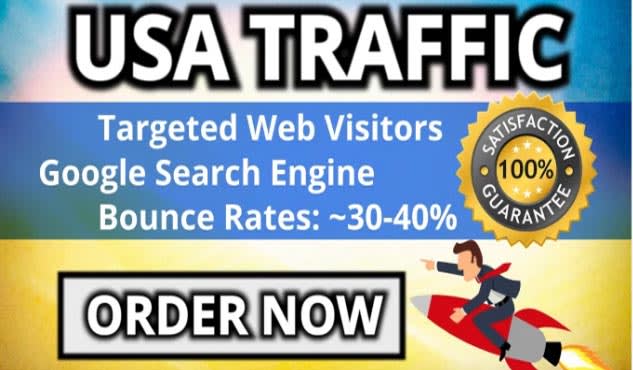 I will drive real web traffic for USA, europe from keywords, google adsense safe