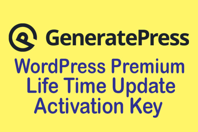 I will install generate press premium wordpress theme 1 hour