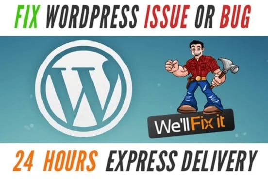 I will ix any type of wordpress and PHP bug