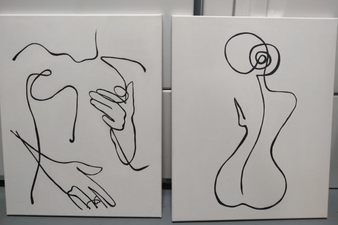 I will make commission abstract paintings