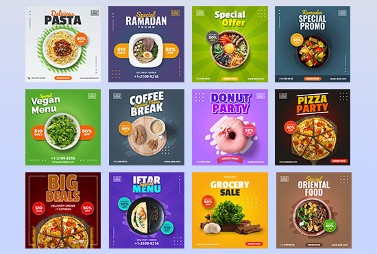 I will make instagram feed for your online shop or company business