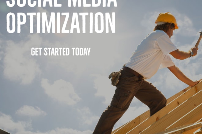 I will optimize your construction company social media profiles