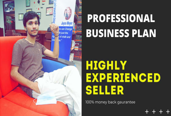 I will prepare a professional business plan for startups