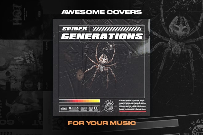 I will professionally design your album cover art or music artwork
