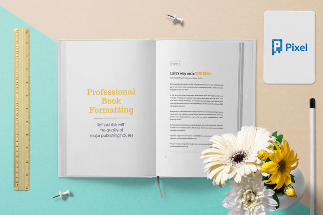 I will professionally format your book or ebook