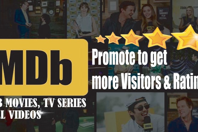I will promote your imdb profile and video naturally