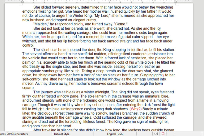 I will proofread written english blogs short stories etc
