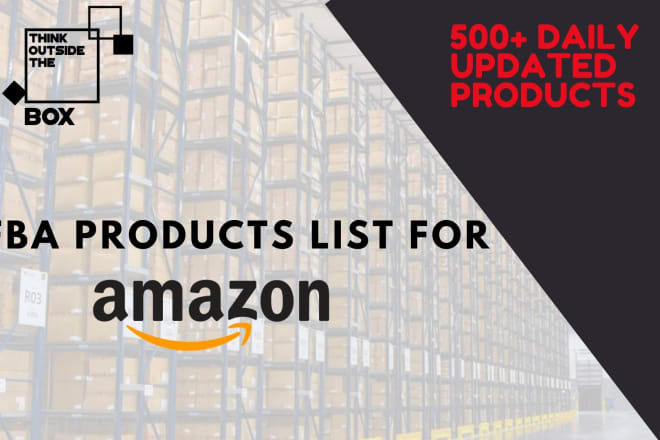 I will provide you amazon wholesale, online arbitrage product lists