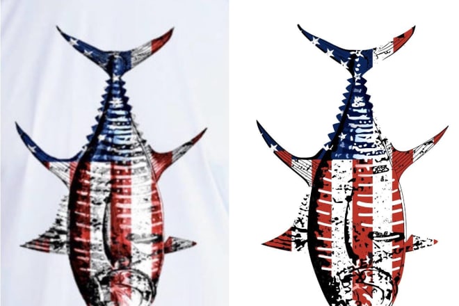 I will redraw or vector trace graphics your logo in just 6 hours