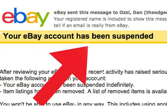 I will reinstate your ebay account from the first suspension