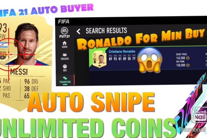 I will send you the best sniping bot for FIFA 21