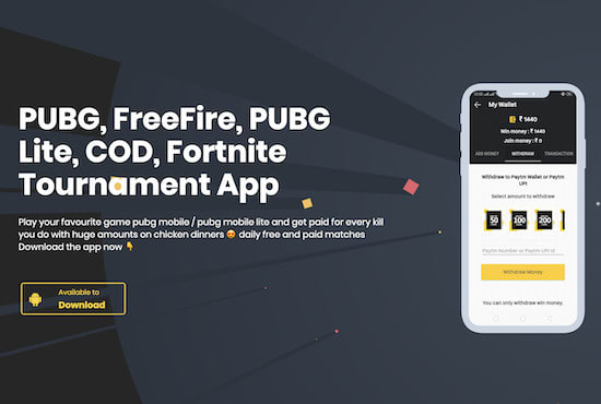 I will setup tournament app like battlegame