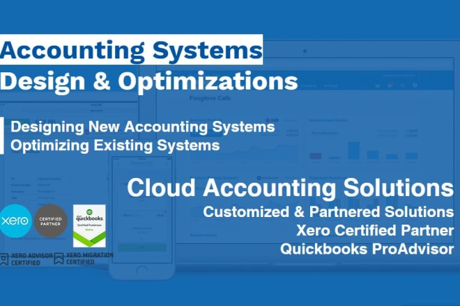 I will setup xero and quickbooks online