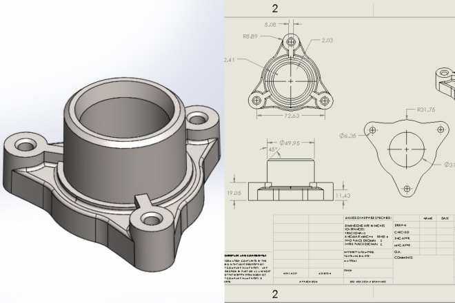 I will 3d model any part and provide you with any file types