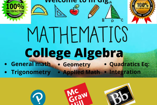 I will assist you in college algebra, applied mathematics, trigonometry, and geometry