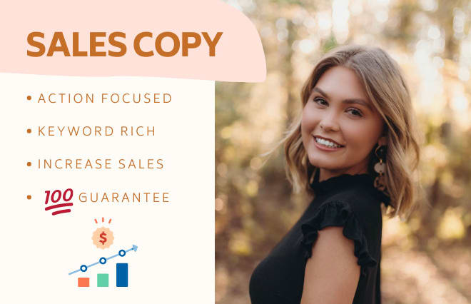 I will be your copywriting, web content and sales copy guru