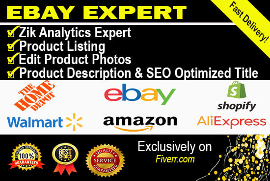 I will be your ebay lister by manual listing or using zik