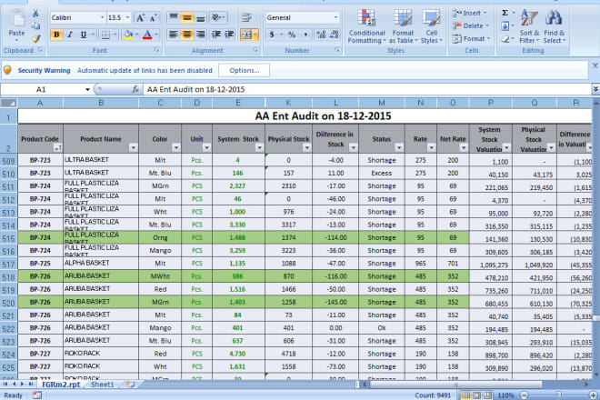 I will be your excel expert or vba macro editor