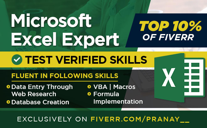 I will be your excel macro,vba and formula expert
