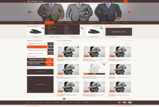 I will be your PHP ecommerce website developer, custom website