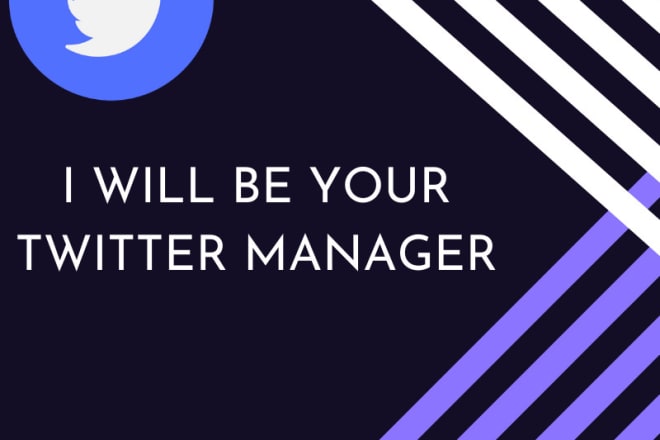 I will be your twitter marketing manager