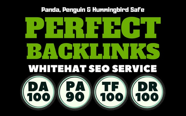 I will build 100 unique domain SEO backlinks on da100 tf100 sites