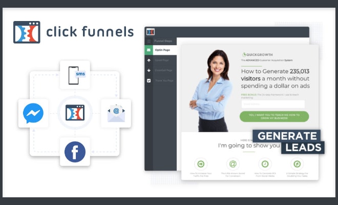 I will build a professional sales funnel in click funnels