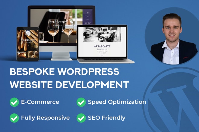 I will build a wordpress website with SEO and speed optimization