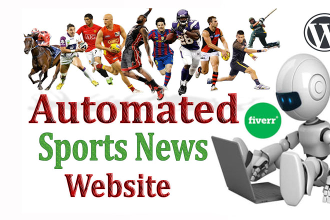 I will build automated sports news wordpress website